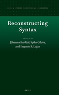 Cover: Reconstructing Syntax - Brill