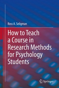 Bild: How to Teach a Course in Research Methods for Psychology Students - Springer