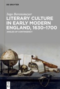 Cover: Literary Culture in Early Modern England, 1630-1700 - De Gruyter