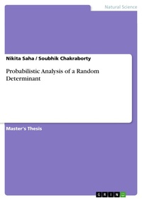 Enlarge image Cover: Probabilistic Analysis of a Random Determinant - GRIN Verlag