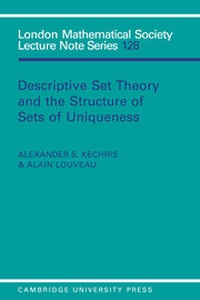 Abbildung von: Descriptive Set Theory and the Structure of Sets of Uniqueness - Cambridge University Press
