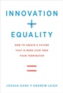 Cover: Innovation + Equality - MIT Press