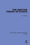 Cover: The Emotive Theory of Ethics - Routledge