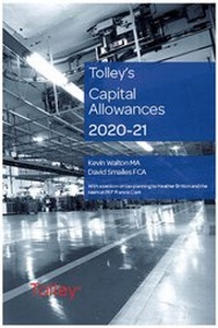 Enlarge image Cover: Tolley's Capital Allowances 2020-21 - Tolley