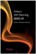 Cover: Tolley's VAT Planning 2020-21 - Tolley