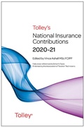 Cover: Tolley's National Insurance Contributions 2020-21 Main Annual - Tolley