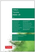 Cover: Tolley's Taxwise I 2020-21 - Tolley