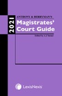 Cover: Anthony and Berryman's Magistrates' Court Guide 2021 - Butterworths Law