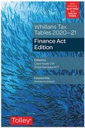 Cover: Whillans's Tax Tables 2020-21 (Finance Act edition) - Tolley