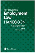 Cover: Butterworths Employment Law Handbook - Butterworths Law