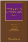 Cover: Paterson's Licensing Acts 2021 - Butterworths Law