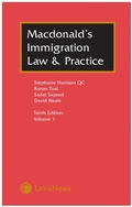 Cover: Macdonald's Immigration Law & Practice - Butterworths Law
