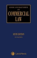 Cover: Goode on Commercial Law - Butterworths Law