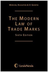 Abbildung von: Morcom, Roughton and St Quintin: The Modern Law of Trade Marks - Butterworths Law