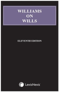 Abbildung von: Williams on Wills - Butterworths Law