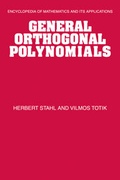 Cover: General Orthogonal Polynomials - Cambridge University Press