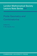 Bild: Finite Geometries and Combinatorics - Cambridge University Press
