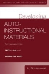 Abbildung von: Developing Auto-instructional Materials - Routledge
