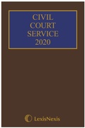 Cover: Civil Court Service 2020 - Jordan Publishing