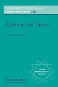 Cover: Algebraic Set Theory - Cambridge University Press