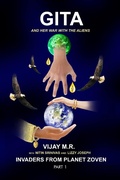 Cover: Gita and Her War with the Aliens (Invaders from Planet Zoven, #1) - Invaders from Planet Zoven