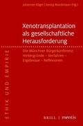 Cover: Xenotransplantation - eine gesellschaftliche Herausforderung - Brill Deutschland