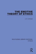 Cover: The Emotive Theory of Ethics - Routledge