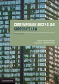 Cover: Contemporary Australian Corporate Law - Cambridge University Press