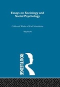 Cover: Essays Soc & Social Psych V 6 - Routledge