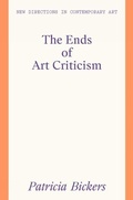 Cover: The Ends of Art Criticism - Lund Humphries Publishers Ltd