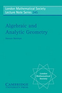 Abbildung von: Algebraic and Analytic Geometry - Cambridge University Press