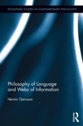 Cover: Philosophy of Language and Webs of Information - Routledge