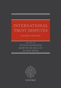 Cover: International Trust Disputes - OUP eBook
