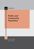 Cover: Public and Community Psychiatry - OUP eBook