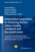 Cover: International Cooperation for Enhancing Nuclear Safety, Security, Safeguards and Non-proliferation - Springer