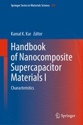 Cover: Handbook of Nanocomposite Supercapacitor Materials I - Springer