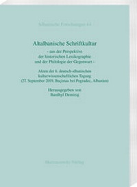 Abbildung von: Altalbanische Schriftkultur - Harrassowitz Verlag
