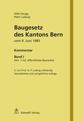 Cover: Baugesetz des Kantons Bern vom 9. Juni 1985 - St&auml;mpfli Verlag AG