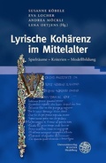 Cover: Lyrische Koh&auml;renz im Mittelalter - Universit&auml;tsverlag Winter