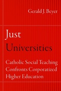 Cover: Just Universities - Fordham University Press