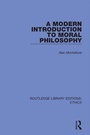 Cover: A Modern Introduction to Moral Philosophy - Routledge