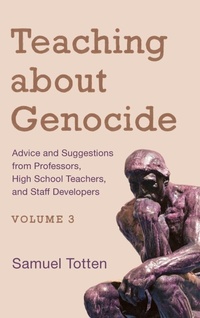 Enlarge image Cover: Teaching about Genocide - Rowman & Littlefield Publishers