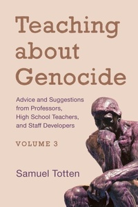 Enlarge image Cover: Teaching about Genocide - Rowman & Littlefield Publishers