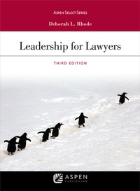 Abbildung von: Leadership for Lawyers - Aspen Publishing