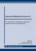 Cover: Advanced Materials Science II - Trans Tech Publications Ltd