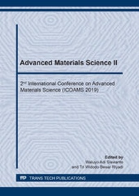 Enlarge image Cover: Advanced Materials Science II - Trans Tech Publications Ltd