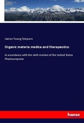 Cover: Organic materia medica and therapeutics: - Hansebooks