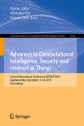 Cover: Advances in Computational Intelligence, Security and Internet of Things - Springer