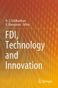 Cover: FDI, Technology and Innovation - Springer