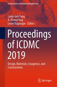 Enlarge image Cover: Proceedings of ICDMC 2019 - Springer
